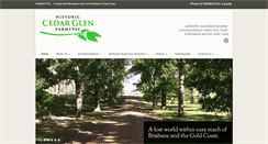 Desktop Screenshot of cedarglen.com.au
